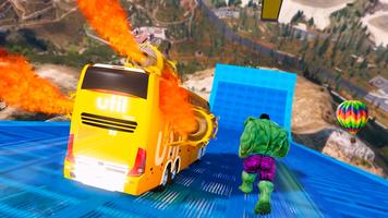 Mega Ramp Stunt: Bus Games ポスター