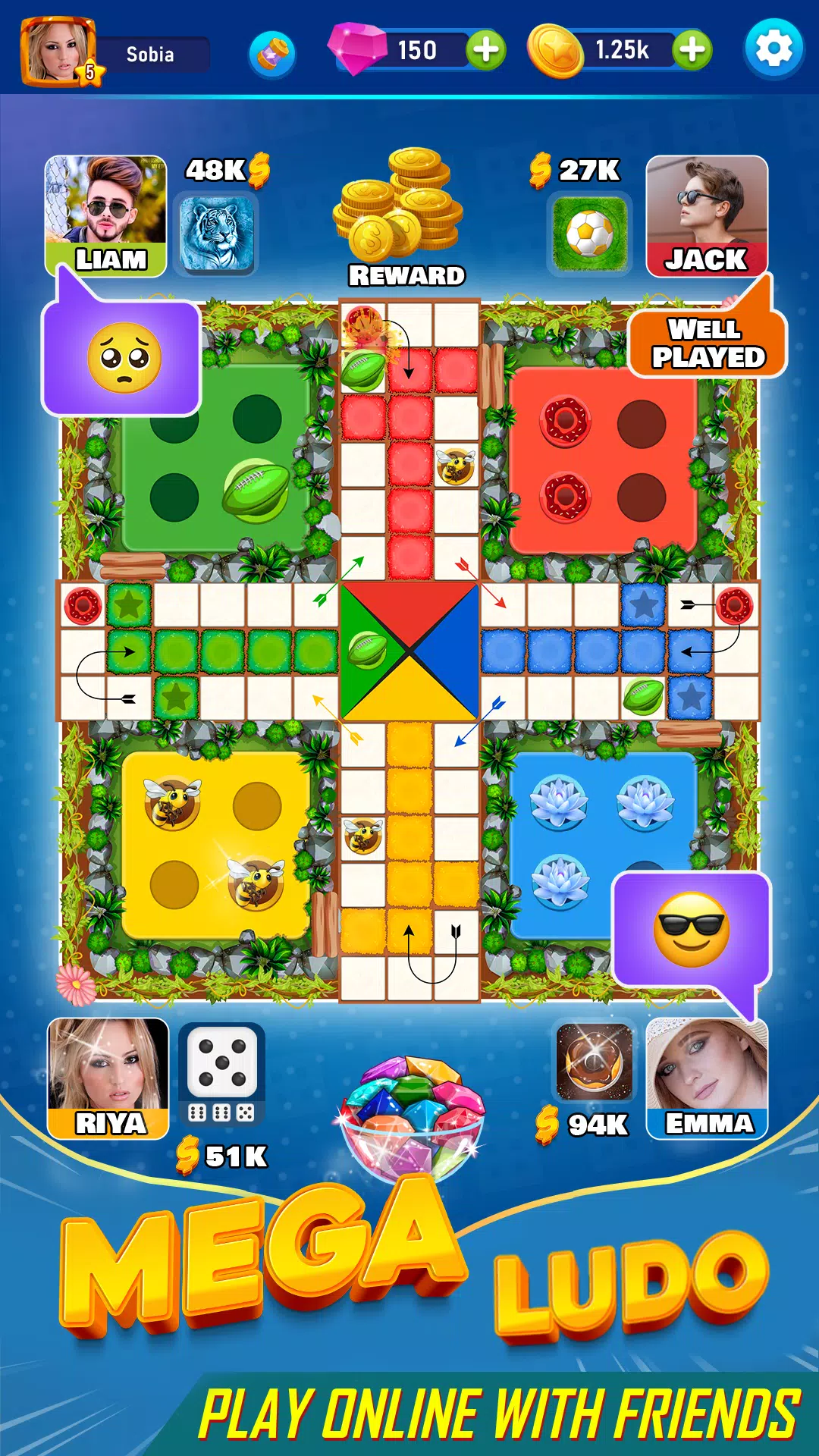 Novidade nos jogos: MegaLudo virou Parchis e ven aí o Ludo!