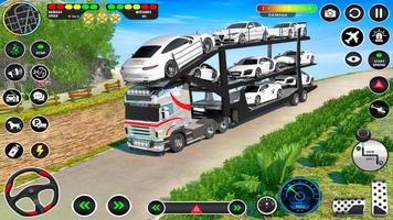 Crazy Truck Transport Car Game पोस्टर