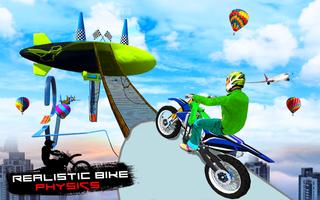 Bike Stunt 3d Race Mega Ramp Ekran Görüntüsü 1