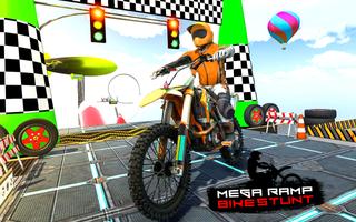 Bike Stunt 3d Race Mega Ramp постер