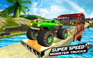 Mega Ramp Monster Truck Racing captura de pantalla 1
