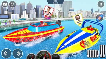 Jet Ski Speed Boat Stunts Race تصوير الشاشة 2