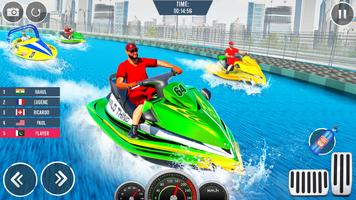Jet Ski Speed Boat Stunts Race تصوير الشاشة 3