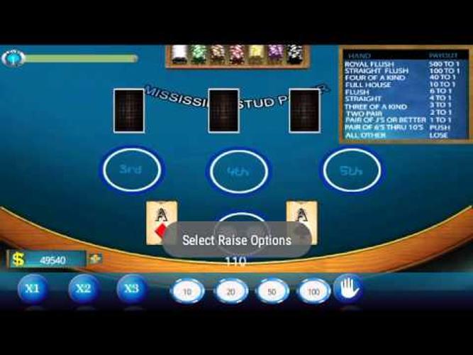 Mississippi stud casino game Mississippi stud casino game