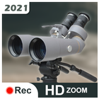 Mega Zoom Binoculars Camera icône