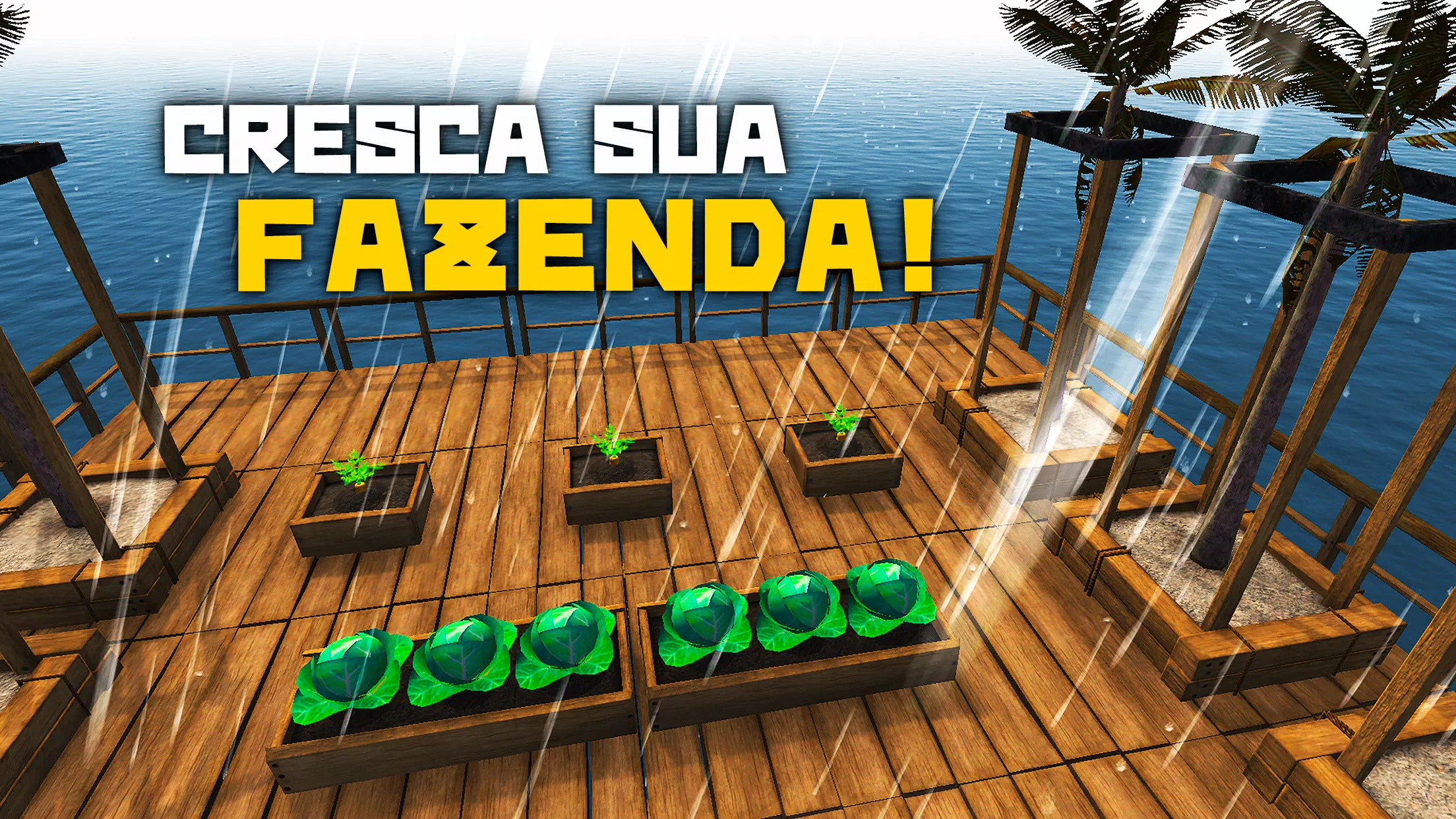 Novo Jogo de Sobrevivência No Mar ! - RAFT - #1 (link do download