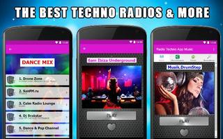 برنامه‌نما Techno Radio Stations عکس از صفحه