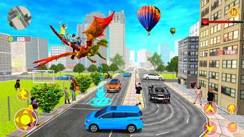 Flying Dragon Simulator Game3D اسکرین شاٹ 1