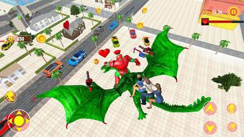 Flying Dragon Simulator Game3D اسکرین شاٹ 3