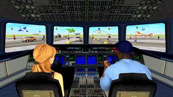 Plane Simulator Flight Sim 23 اسکرین شاٹ 1