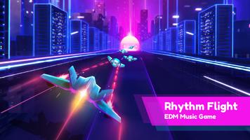 Rhythm Flight: EDM Music Game الملصق