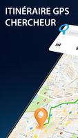 GPS Cartes Navigation Affiche