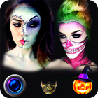 Halloween Offline Photo Editor & Free Scary Masks-icoon