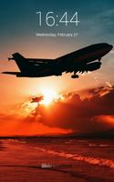 Airplane HD Lock Screen Affiche