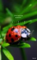 Beautiful Ladybug HD Lock Screen capture d'écran 1