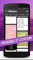 Proverbes et Citations Affiche