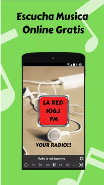 Descarga de APK de Radio La Red Deportiva Red 106.1 Radio Deportiva para  Android