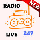 Radio Live 247 ícone