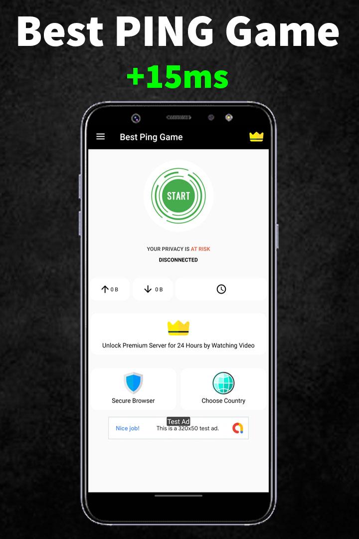 Пинг игры андроид