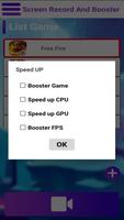 Screen Record And Booster स्क्रीनशॉट 2