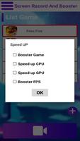 Screen Record And Booster captura de pantalla 2