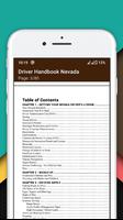 2022 NEVADA DRIVER HANDBOOK poster