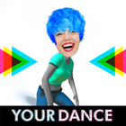 你的舞蹈 - 流行歌曲和创建3D舞蹈视频 图标