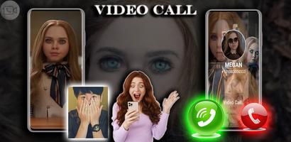 MEGAN Fake video call pro 截图 1