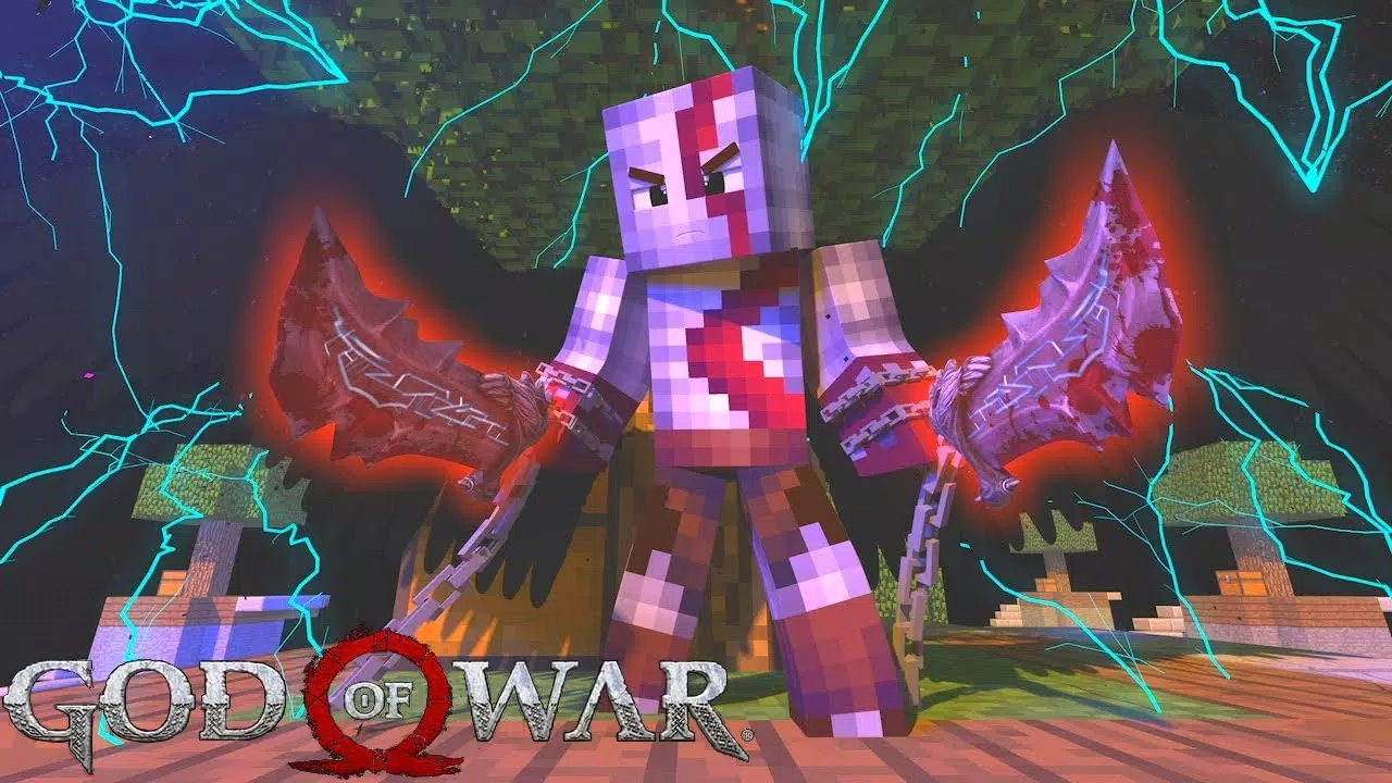 Download God Of War Addon for Minecraft android on PC