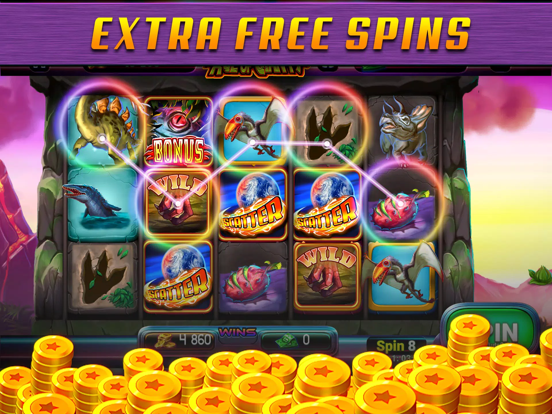 App Jurassic Slots-Casino Games Android game 2023 