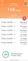 Blood Sugar Diary for Diabetes poster