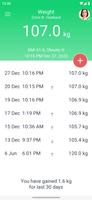 Smart Weight Diary by MedM پوسٹر