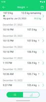 Smart Weight Diary by MedM تصوير الشاشة 2