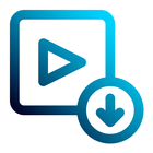 High quality video downloader آئیکن