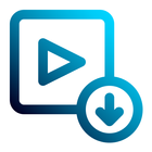 High quality video downloader icône