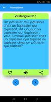 Jeu de mots - Virelangues en f screenshot 1