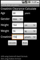GFR & BSA Calculator bài đăng