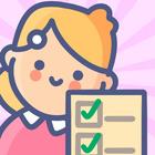 Cross schedule: planner puzzle أيقونة