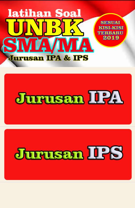 UNBK SMA  MA Jurusan  IPA  IPS for Android APK Download