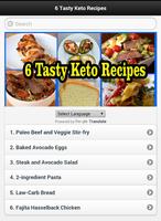 Keto Recipes (offline) Affiche