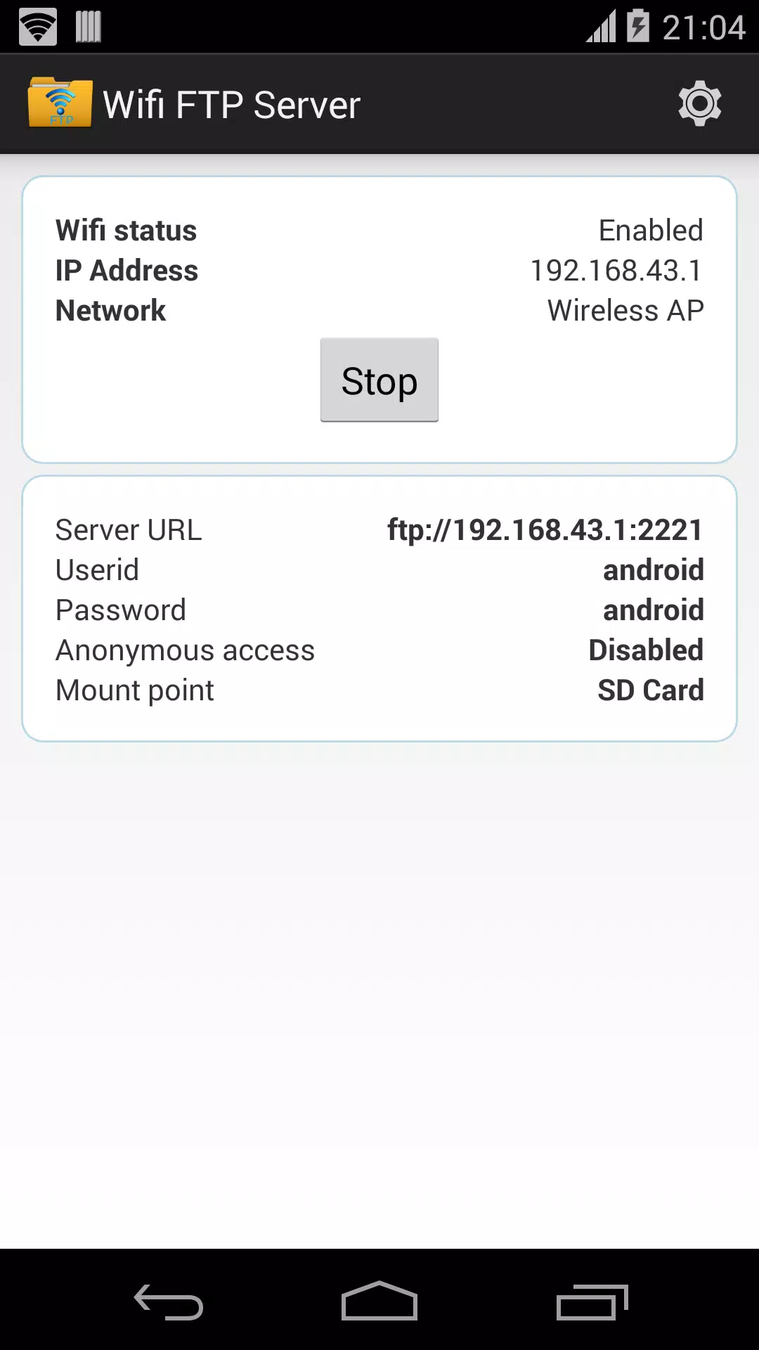 WiFi FTP Server APK for Android Download