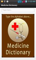 Medicine Dictionary poster