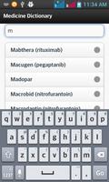 Medicine Dictionary screenshot 1