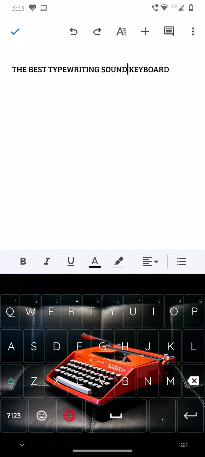 Typewriter Sound Keyboard APK for Android Download