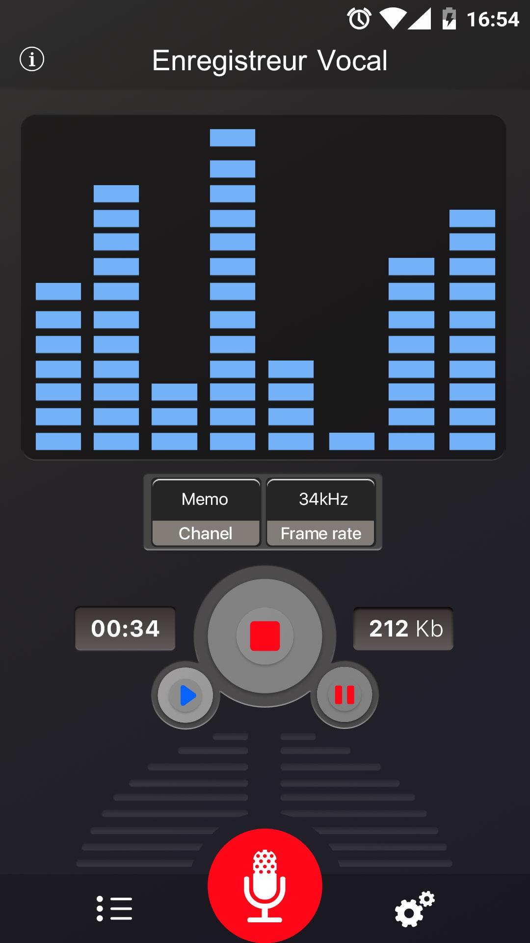 enregistreur vocal pour Android - Téléchargez l'APK