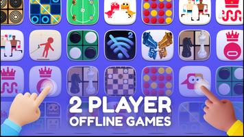 2 Player - Offline Games - Two پوسٹر