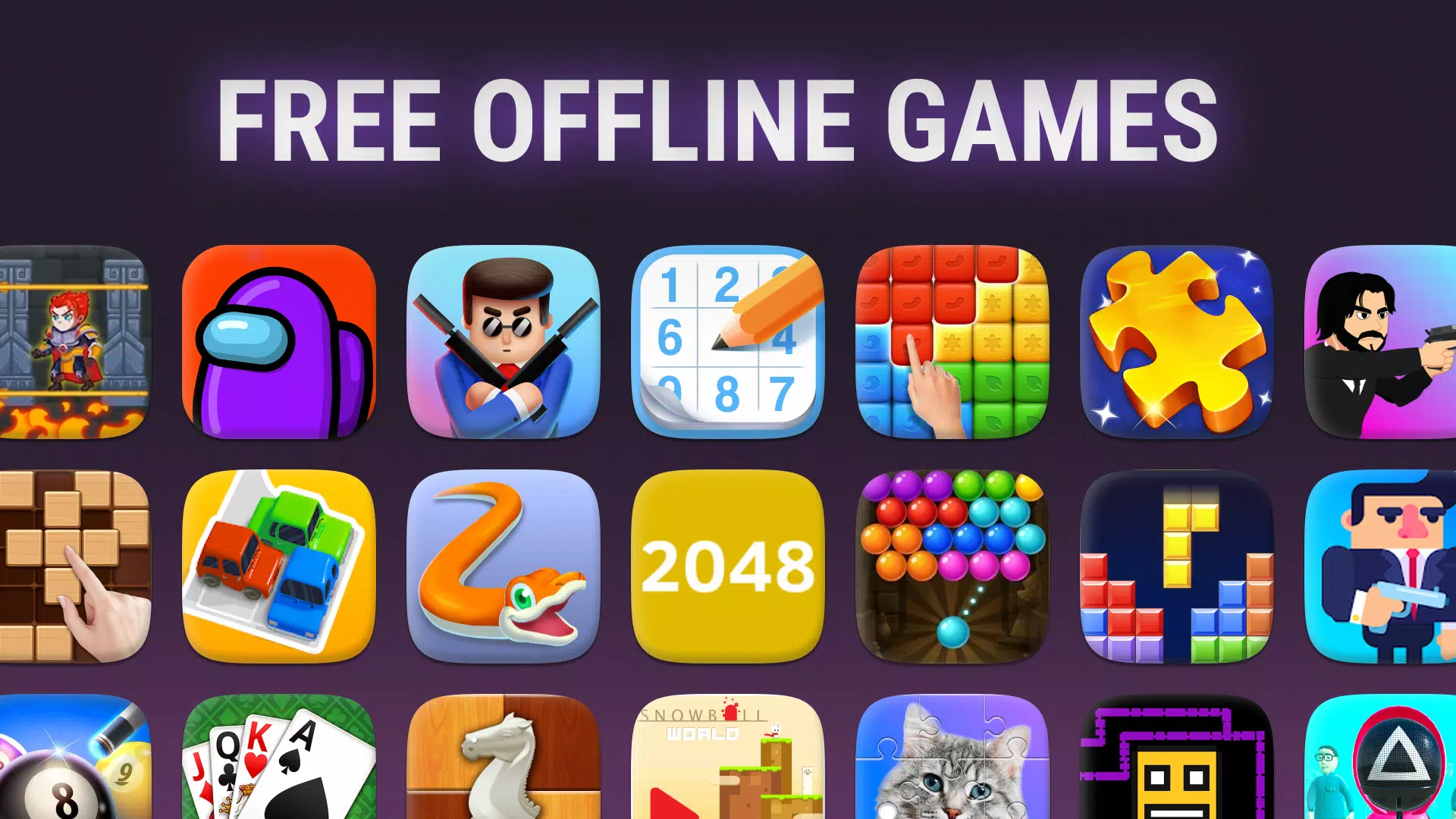 Top 50 Free Offline Games For Android & iOS