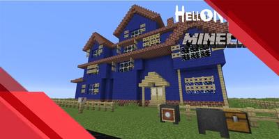 Hello Neighbor Mods Minecraft Affiche