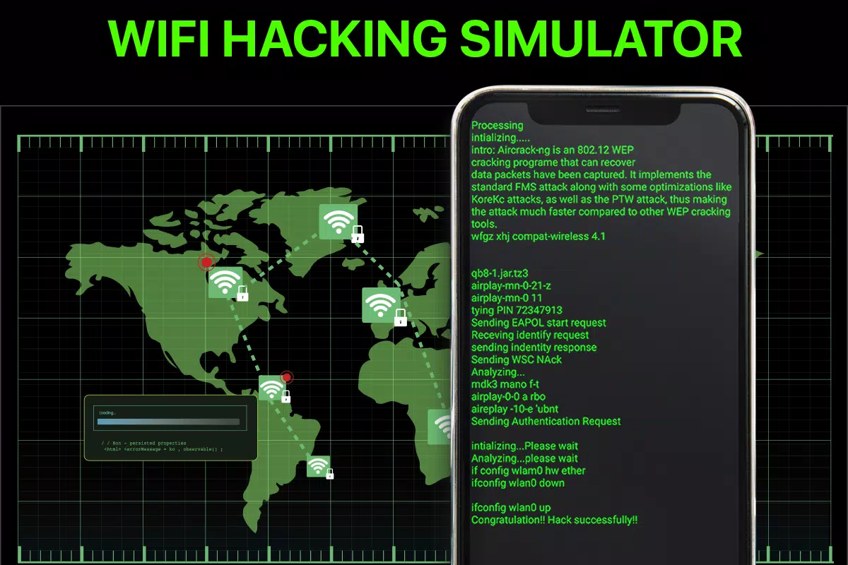 WiFi Hacker Simulator MOD APK v4.3.1 (Unlocked) - Jojoy